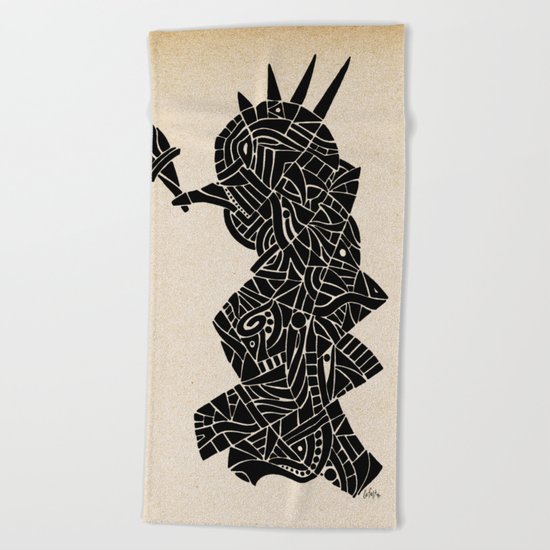 - liberty's walking - Beach Towel