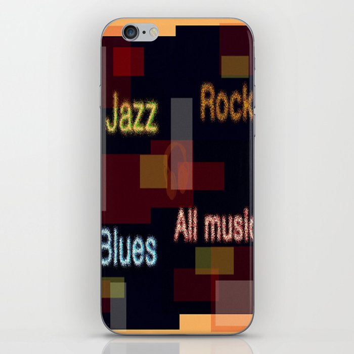 ALL MUSIC iPhone Skin