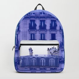 Colorful Paris Buildings Backpack