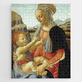 Andrea del Verrocchio "Madonna with seated Child" Jigsaw Puzzle