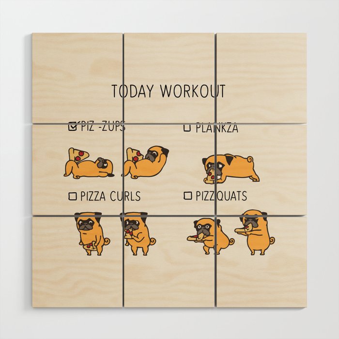 Society6 ケース Pug Workout by Huebucket Amazon.com: Society6 Huebucket Pug Yoga Art Print, 8 in x 10