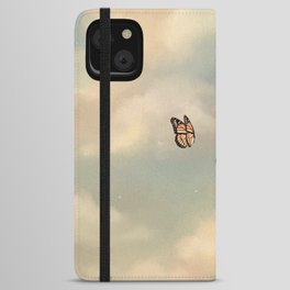 Romantic Heaves Clouds Aesthetic Butterflies iPhone Wallet Case