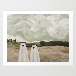 Ghost field Art Print