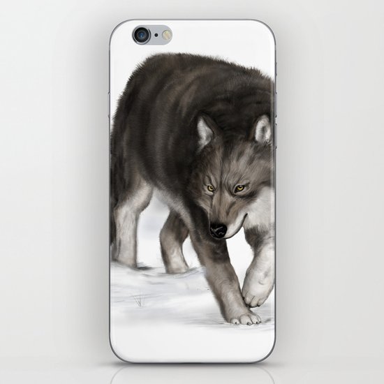 Arctic wolf iPhone & iPod Skin