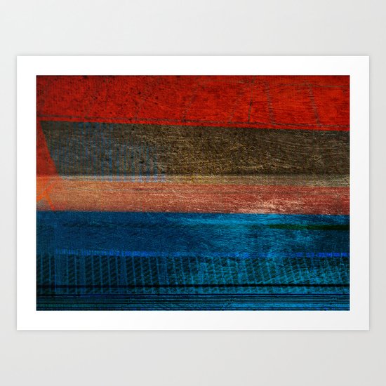 Chalked Filthy And Worn Art Print