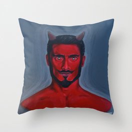 Red Devil Throw Pillow