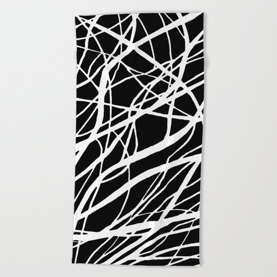 Tumble 2 Black Beach Towel