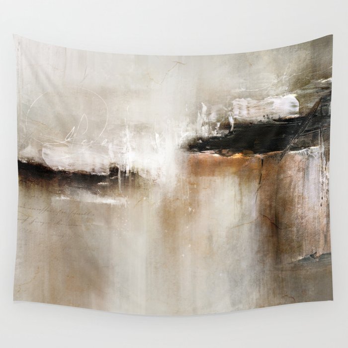 Natural Abstract Painting - Modern Handwritten Contemporary (Most Popular) Wall Tapestry