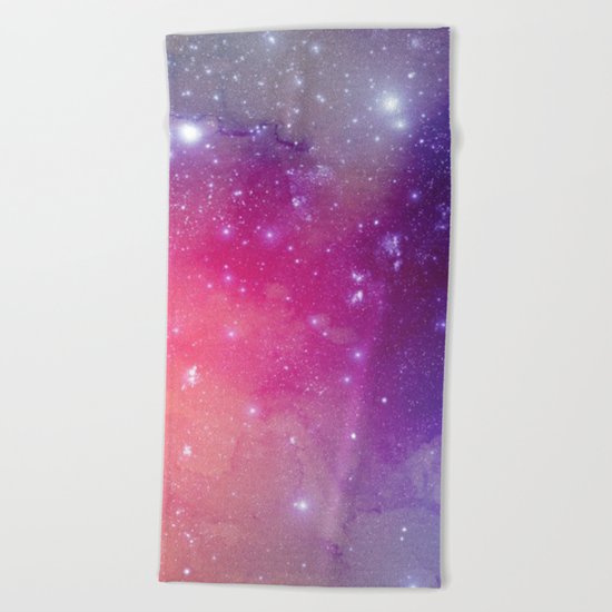 Watercolor Space #1 Beach Towel