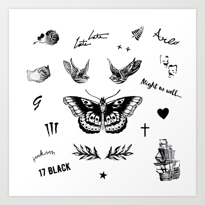 Harry's Tattoos Two Kunstdrucke Harry's Tattoos Two Kunstdrucke