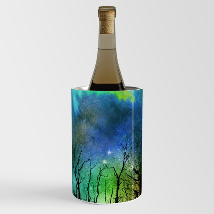 Aurora Sky Background 03 Wine Chiller