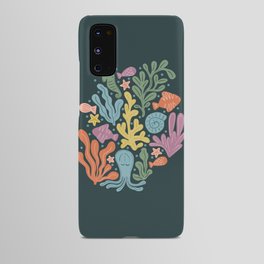 Take Me to the Sea (Dark Teal) Android Case