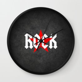 Rock and Roll Star Wall Clock