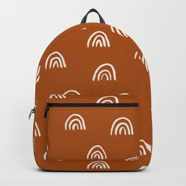Boho Rainbows - Rust - Scandi Boho Collection Backpack