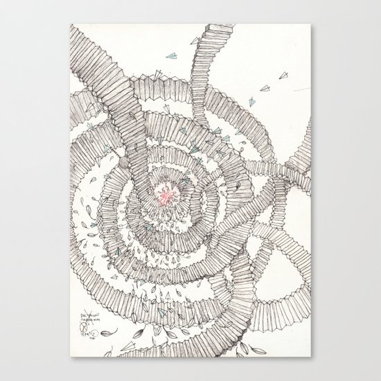 Santa is coming!!! Canvas Print