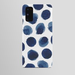 Watercolor polka dots Android Case