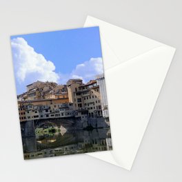 Tonight I watched the sun set at Ponte Vecchio Stationery Cards