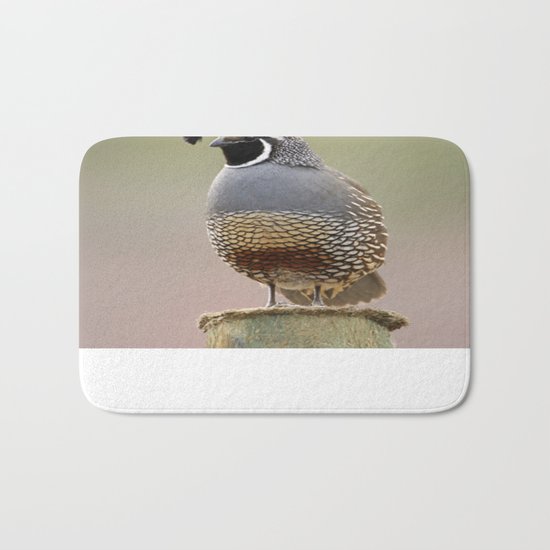 California Quail Bath Mat