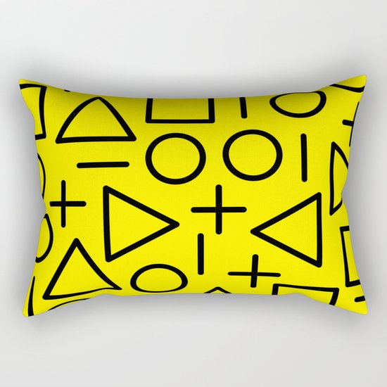 Memphis pattern 71 Rectangular Pillow