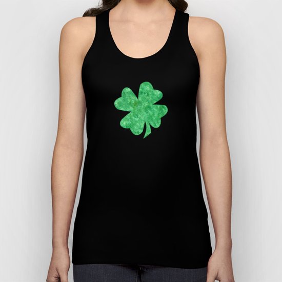 Bright green swirls doodles Unisex Tank Top