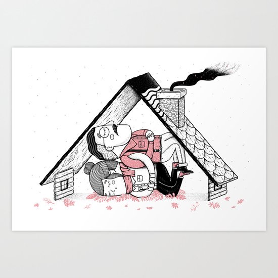Distance Art Print