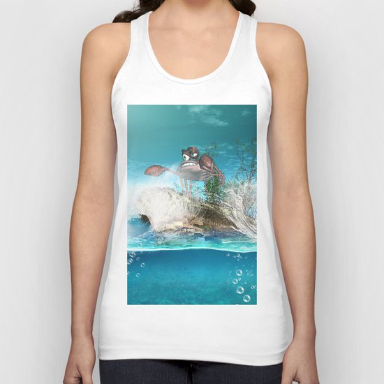 Funny crab Unisex Tank Top
