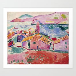 Henri matisse Landscape at Collioure Art Print