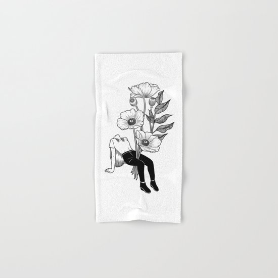 Let me bloom Hand & Bath Towel