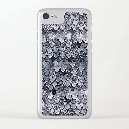 MAGIC MERMAID CLASSIC GREY by Monika Strigel Clear iPhone Case