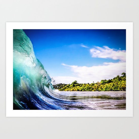 Tropical Wave Art Print