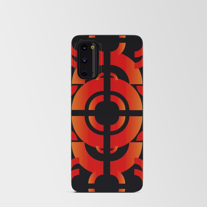 Coral Rainbow Arches Android Card Case