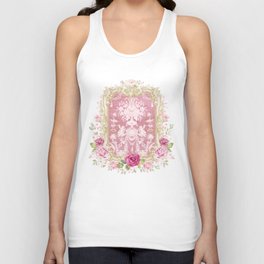 Baroque Blooms, Putti, Paris Romance Unisex Tank Top