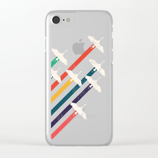 The Cranes Clear iPhone Case