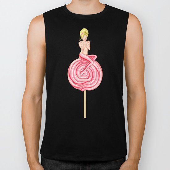 Lollipop Girl Biker Tank
