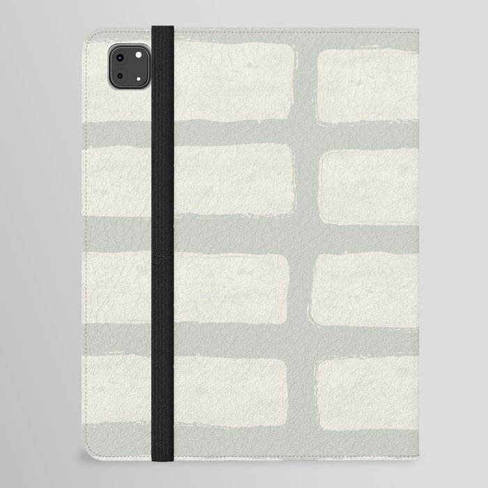 hampton painted blocks gray iPad Folio Case