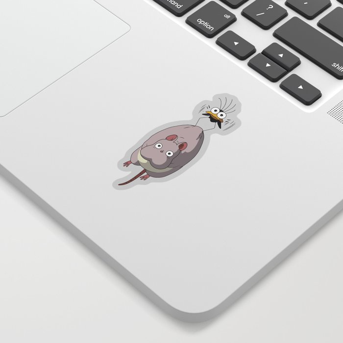 Chihiro Mouse and Fly Sticker