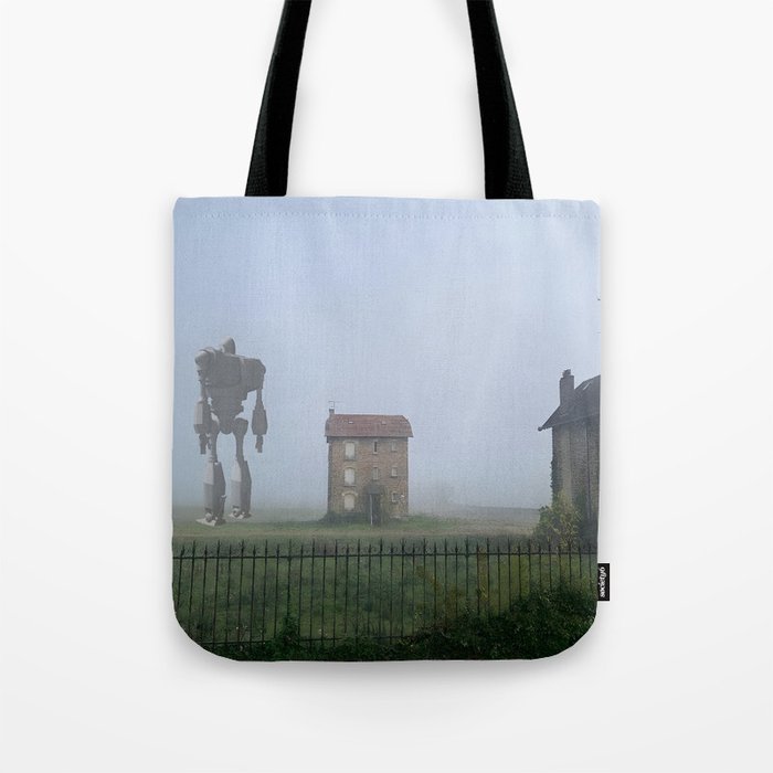 Bot in the Mist Tote Bag