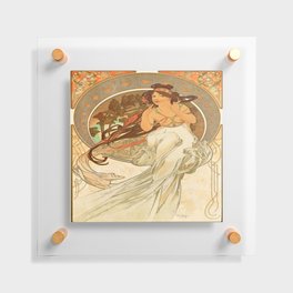 The Arts: Music Alphonse Mucha Floating Acrylic Print