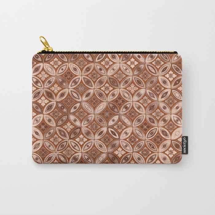 Ornate Copper Prismatic Background. Carry-All Pouch