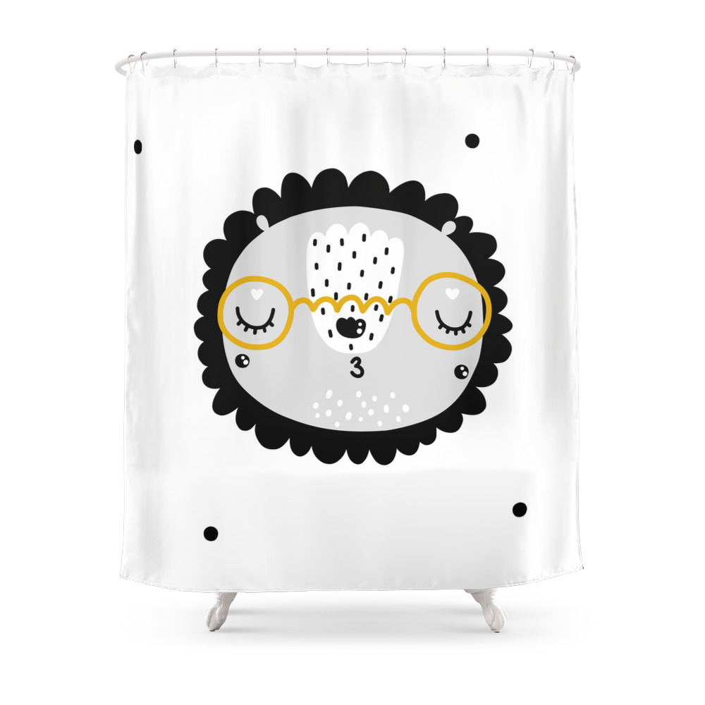 Panda Shower Curtain by creativebabies