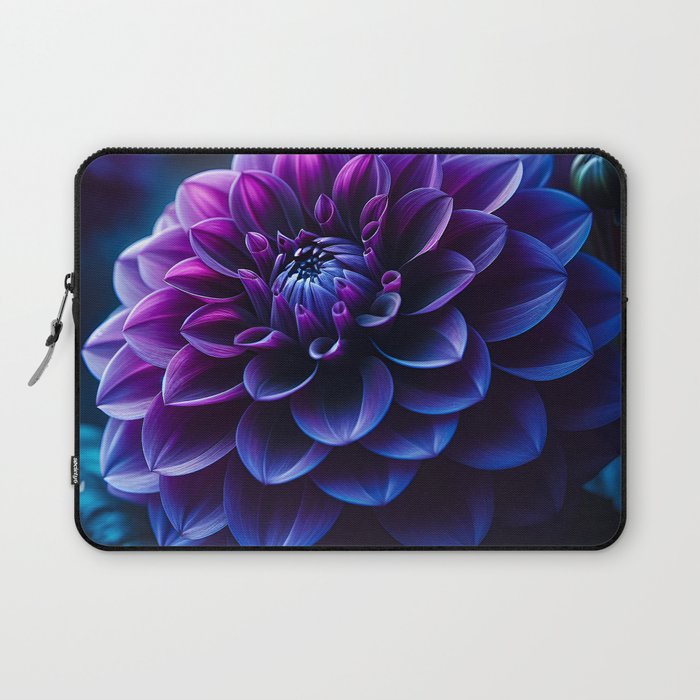 Purple Dahlia Laptop Sleeve