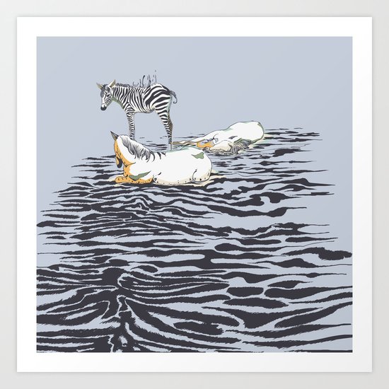 RESTING WITH YOU Art Print