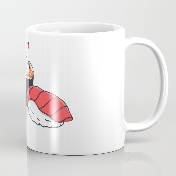 Happy Cat Sushi Coffee Mug