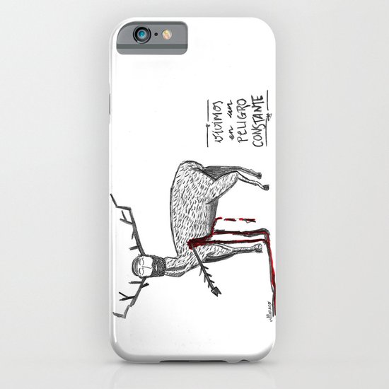 Vivimos en un peligro constante (We live in a constant danger) iPhone & iPod Case