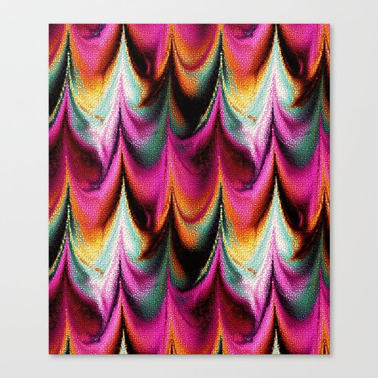 Abstract Feather organic pattern Canvas Print