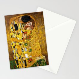 The Kiss Painting Gustav Klimt Stationery Card