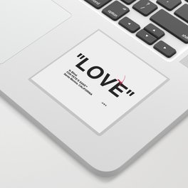 "LOVE" Sticker