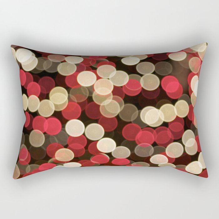 Rectangular Bokeh Winter Bokeh Rectangular Pillow By Taylorpayne Society6