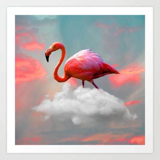 My Home up to the Clouds Art Print