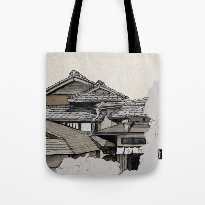 Vintage Gion Tote Bag
